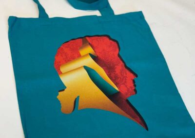Bedruckte Tasche