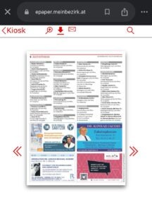 Zeitungswerbung